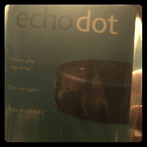 Black 2nd generation amazon echo dot